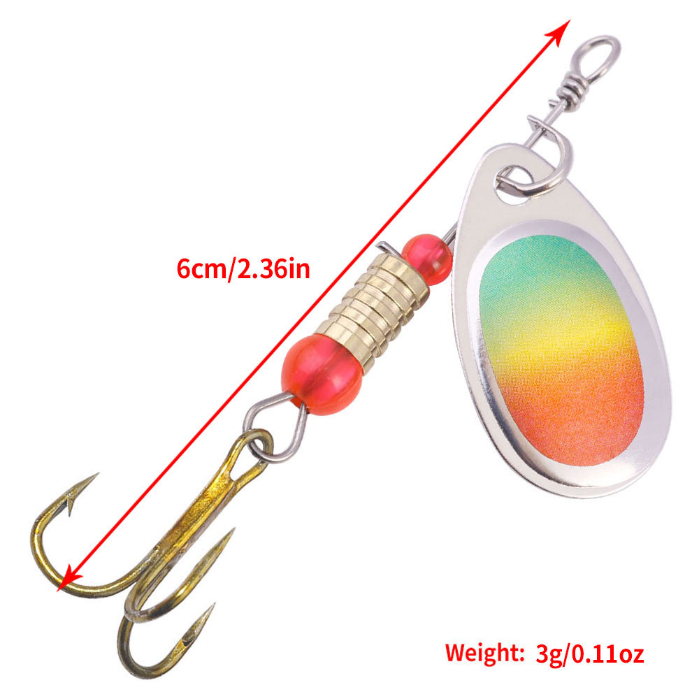 Portabale 16PCS Metal Fishing  - مراجعة Fishing Hook Treble وسعره