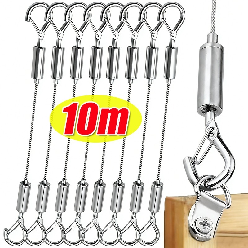 Stainless Steel Wire Rope With - مراجعة Fishing Hook Stainless Steel وسعره