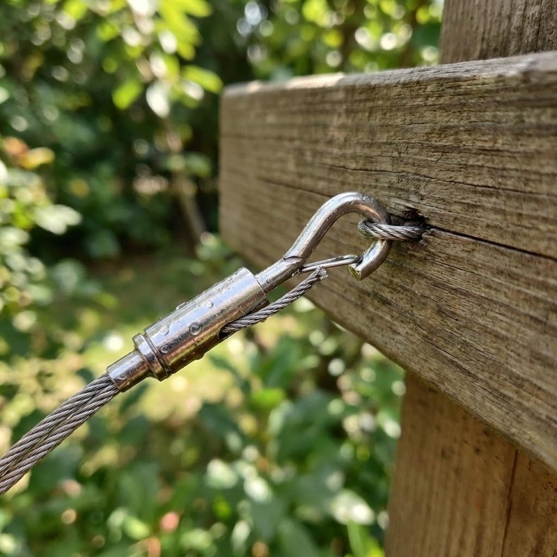 Stainless Steel Wire Rope With - مراجعة Fishing Hook Stainless Steel وسعره