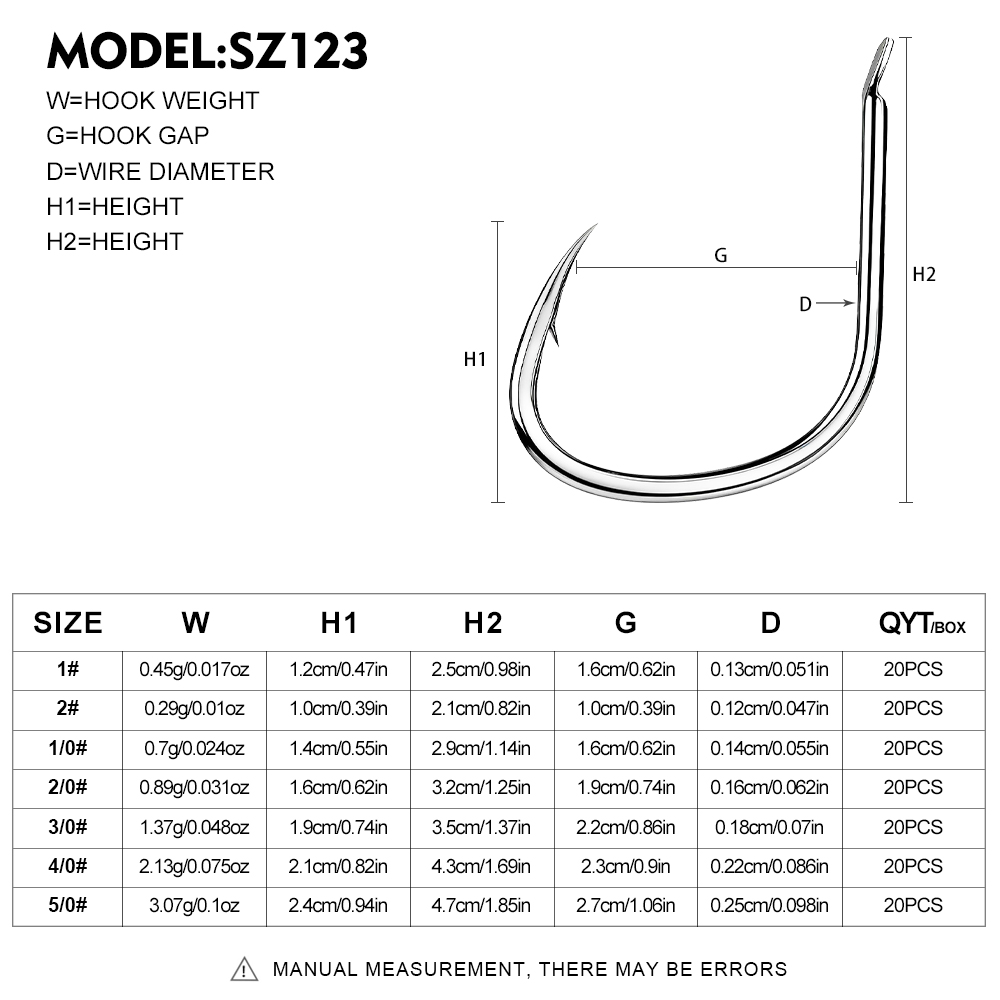 Proberos 20PCS/BOX High Carbon - مراجعة Fishing Hook Circle وسعره