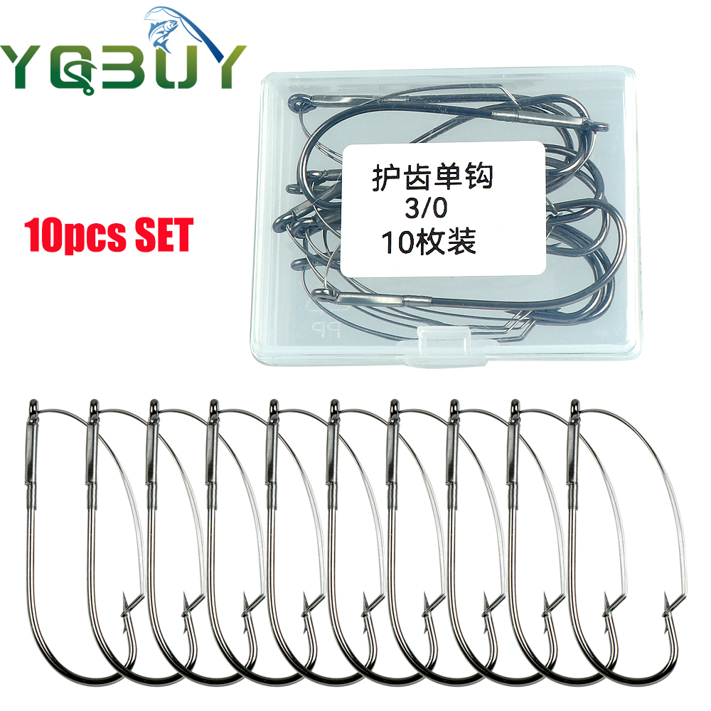 10Pcs/box Fishing Wacky Weedle - مراجعة Fishing Hook Weedless وسعره