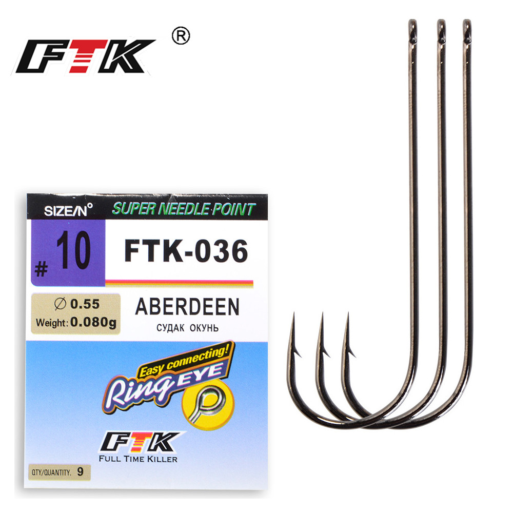FTK Classic ABERDEEN Sea Fishi - مراجعة Fishing Hook Offset وسعره