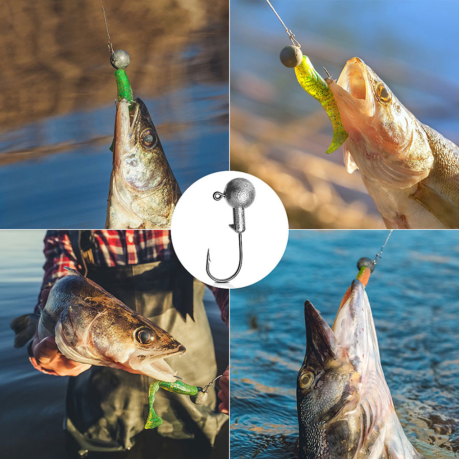 WODJYJ 1g 2g 3g 4g 5g 7g 8g 10 - مراجعة Fishing Hook Offset وسعره