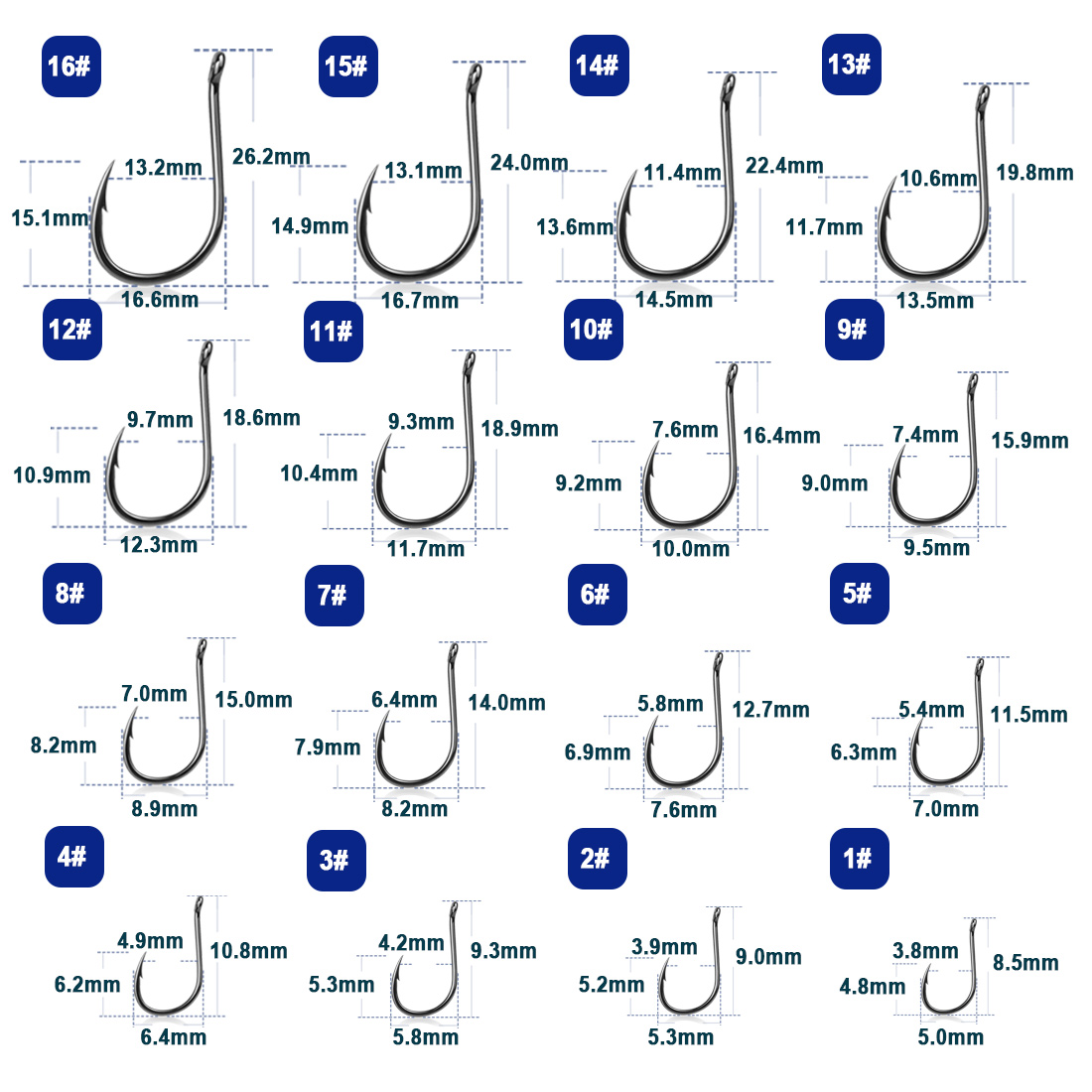 9KM Iseama Fishing Hooks 50~20 - مراجعة Fishing Hook Circle وسعره