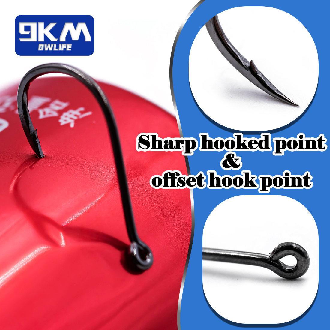 9KM Iseama Fishing Hooks 50~20 - مراجعة Fishing Hook Circle وسعره
