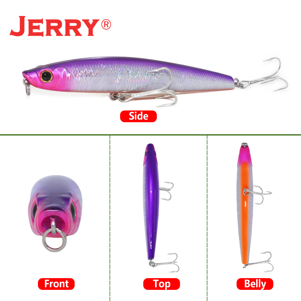 Jerry Blade Sinking Pencil Bai - مراجعة Fishing Hook Treble وسعره