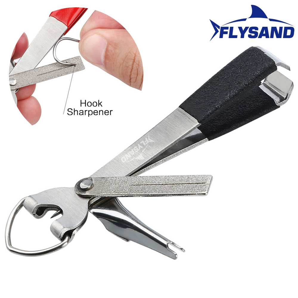 FLYSAND 4-in-1 Quick Tie Nail  - مراجعة Fishing Hook Sharpener وسعره