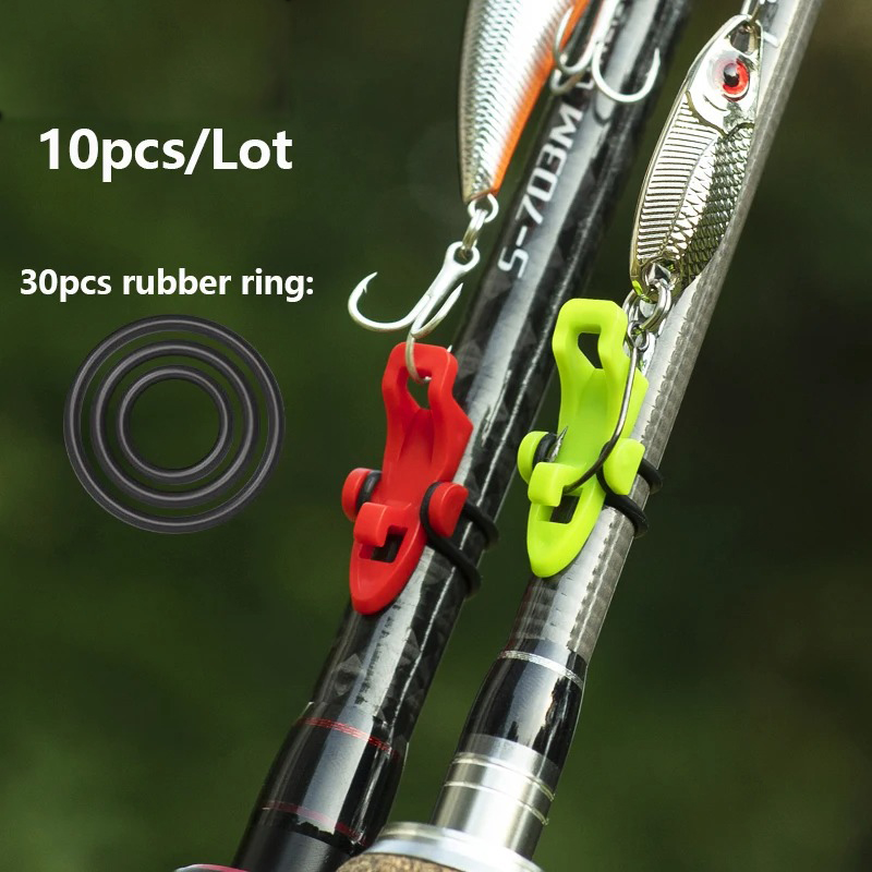 10-30pcs Fishing Rod Pole Hook - مراجعة Fishing Hook Jig وسعره