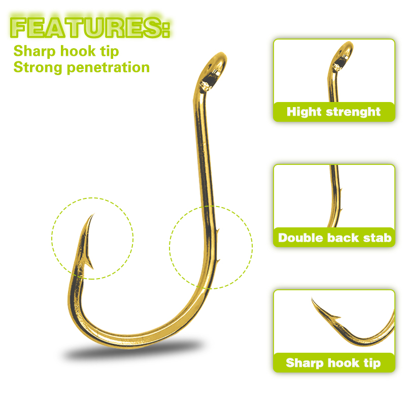 50pcs Fishing Octopus Hooks, S - مراجعة Fishing Hook Circle وسعره