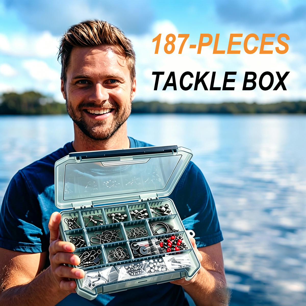 187pcs Fishing Accessories Kit - مراجعة Fishing Hook Box وسعره
