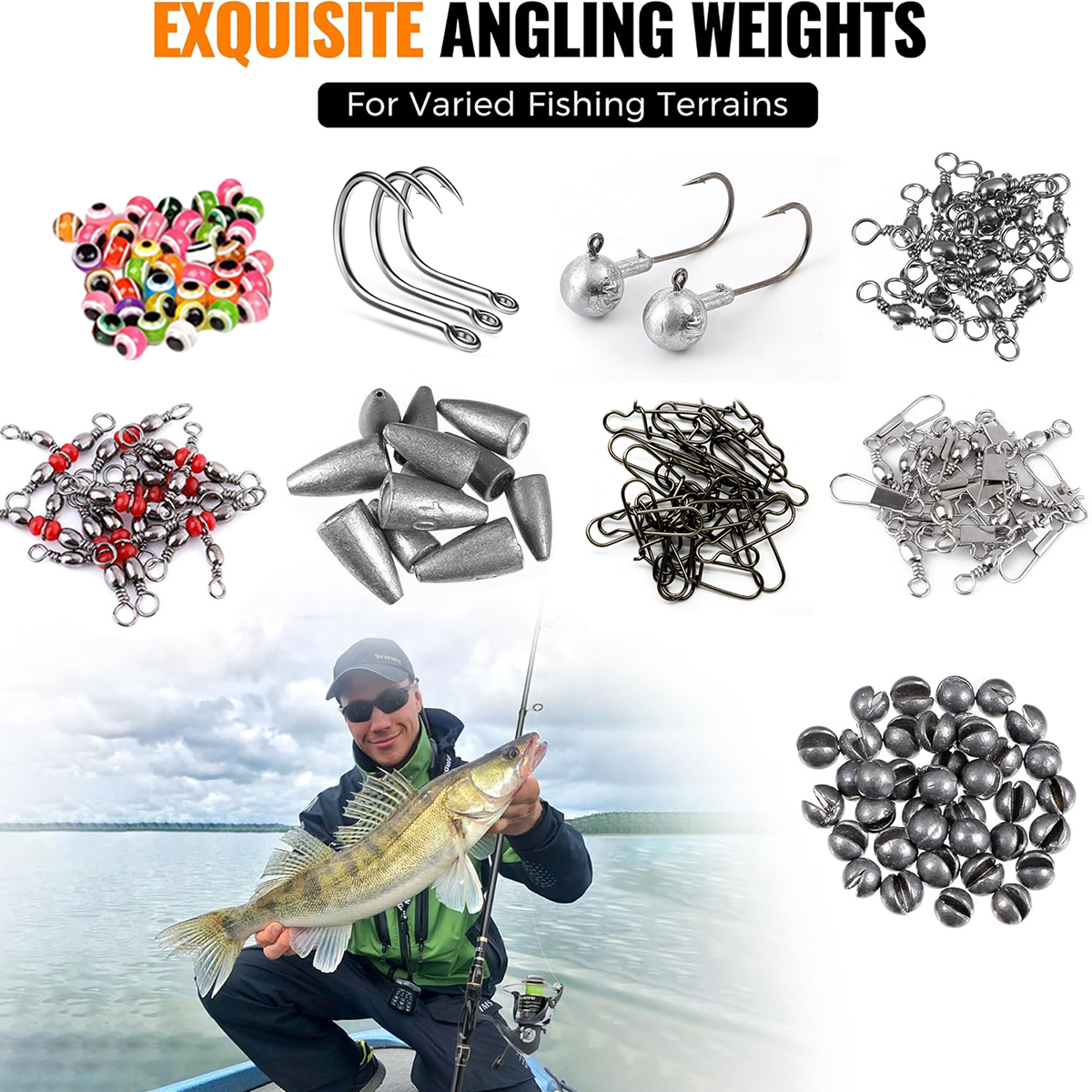 187pcs Fishing Accessories Kit - مراجعة Fishing Hook Box وسعره